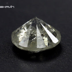 0.67 CT Round Shape Natural Diamond White Color I3 Clarity (5.40 MM)