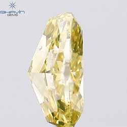0.51 CT Oval Shape Natural Diamond Orange Yellow Color I1 Clarity (5.64 MM)