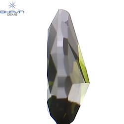 0.14 CT Pear Shape Natural Diamond Green Color VS2 Clarity (4.40 MM)