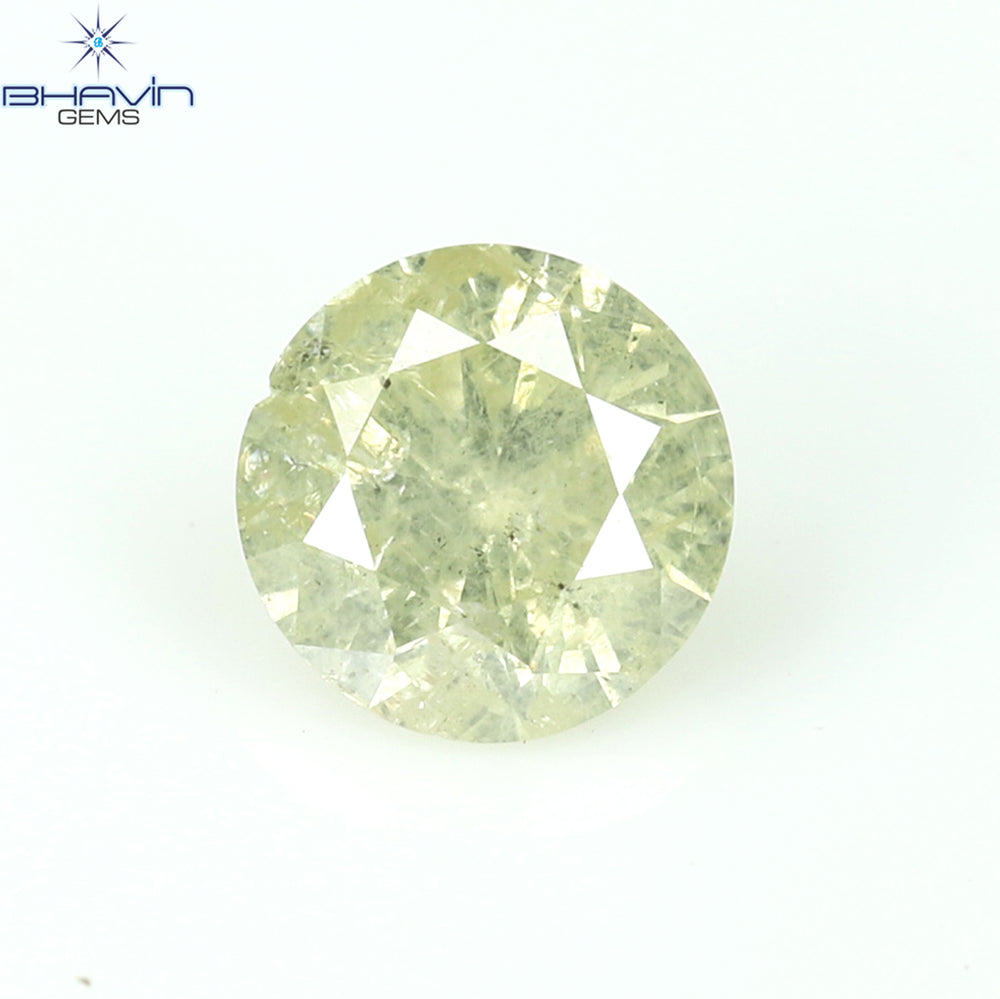 0.39 CT Round Shape Natural Loose Diamond White(M) Color I3 Clarity (4.53 MM)