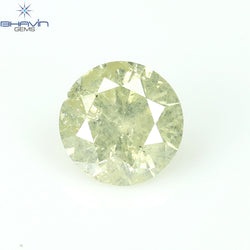 0.39 CT Round Shape Natural Loose Diamond White(M) Color I3 Clarity (4.53 MM)