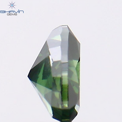 1.12 CT Heart Shape Natural Diamond Green Color SI1 Clarity (6.26 MM)