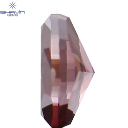 0.41 CT Oval Shape Natural Diamond Enhanced Pink Color VS2 Clarity (5.28 MM)
