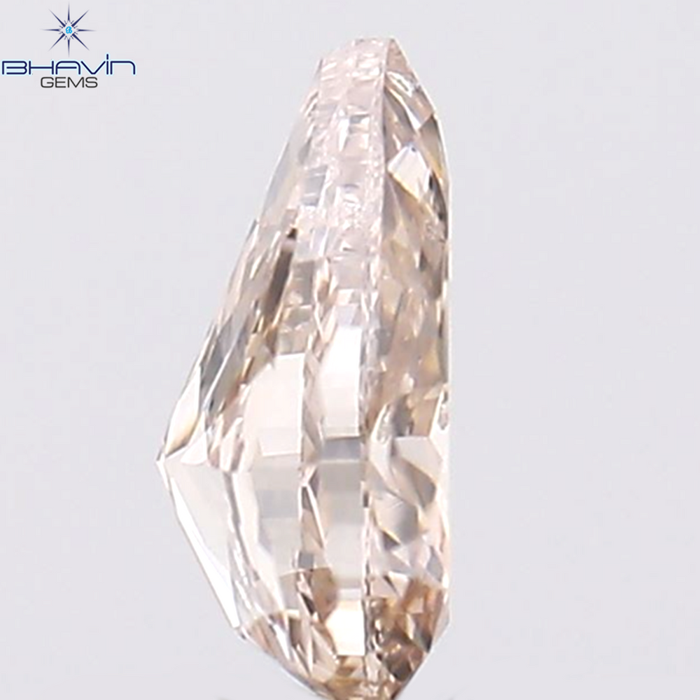 0.30 CT Pear Shape Natural Diamond Pink (Argyle) Color VS2 Clarity (5.20 MM)
