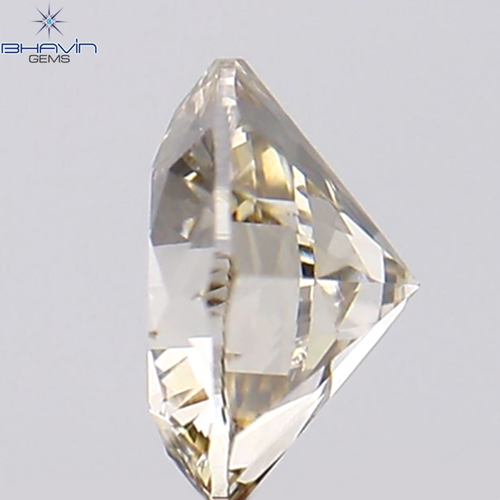 0.30 CT Round Shape Natural Loose Diamond Brown (M) Color VS2 Clarity (4.32 MM)