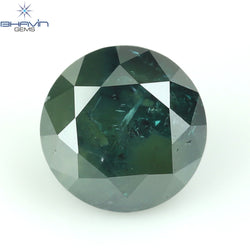 1.17 CT Round Diamond Natural Loose Diamond Blue Color I3 Clarity (6.13  MM)
