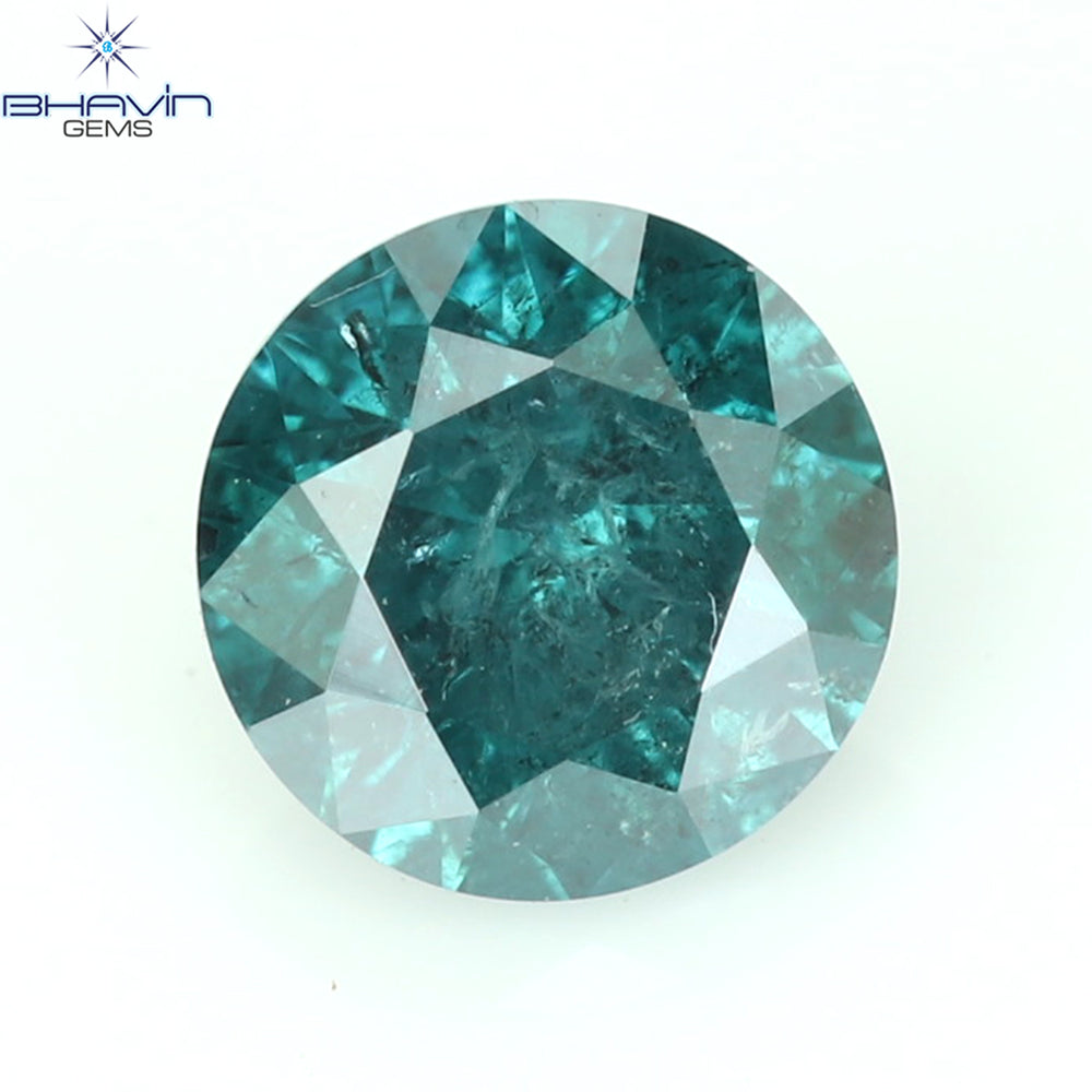 0.24 CT Round Diamond Natural Loose Diamond Blue Color I3 Clarity (3.85 MM)