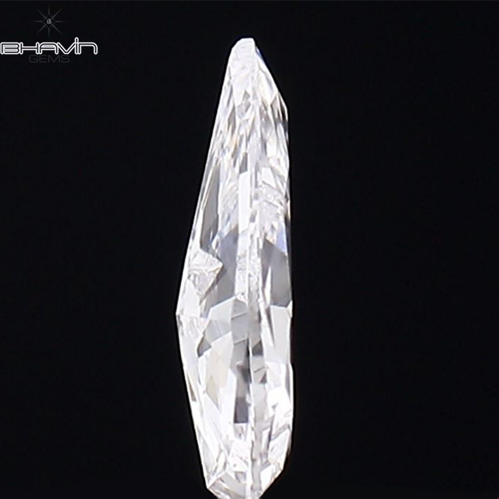 0.12 CT Pear Shape Natural Diamond White Color SI1 Clarity (4.85 MM)