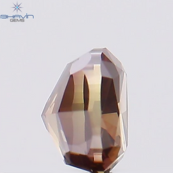 0.24 CT, Cushion Diamond, Brown-Pink Color, Clarity  SI1(3.41 MM)
