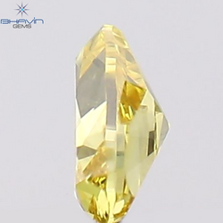 0.07 CT Heart Shape Natural Diamond Yellow Color VS2 Clarity (2.92 MM)