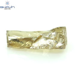 0.77 CT Rough Shape Natural Diamond Brown Color SI Clarity (8.40 MM)