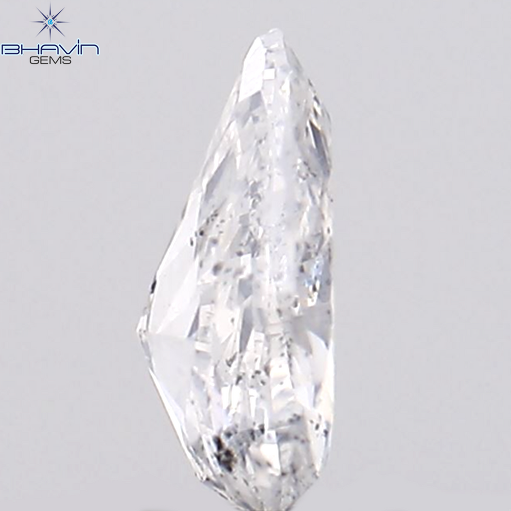 0.21 CT Pear Shape Natural Diamond White Color I1 Clarity (4.90 MM)