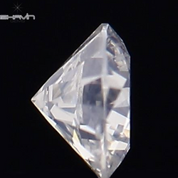 0.06 CT Round Shape Natural Loose Diamond White Color SI1 Clarity (2.56 MM)