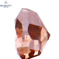 0.22 CT Heart Shape Enhanced Pink Color Natural Loose Diamond SI1 Clarity (3.60 MM)