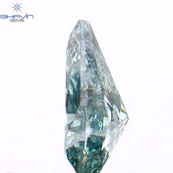 0.22 CT Pear Shape Natural Diamond Blue Color I1 Clarity (4.80 MM)