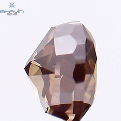 0.45 CT Heart Shape Natural Loose Diamond Pink Color SI1 Clarity (4.57 MM)