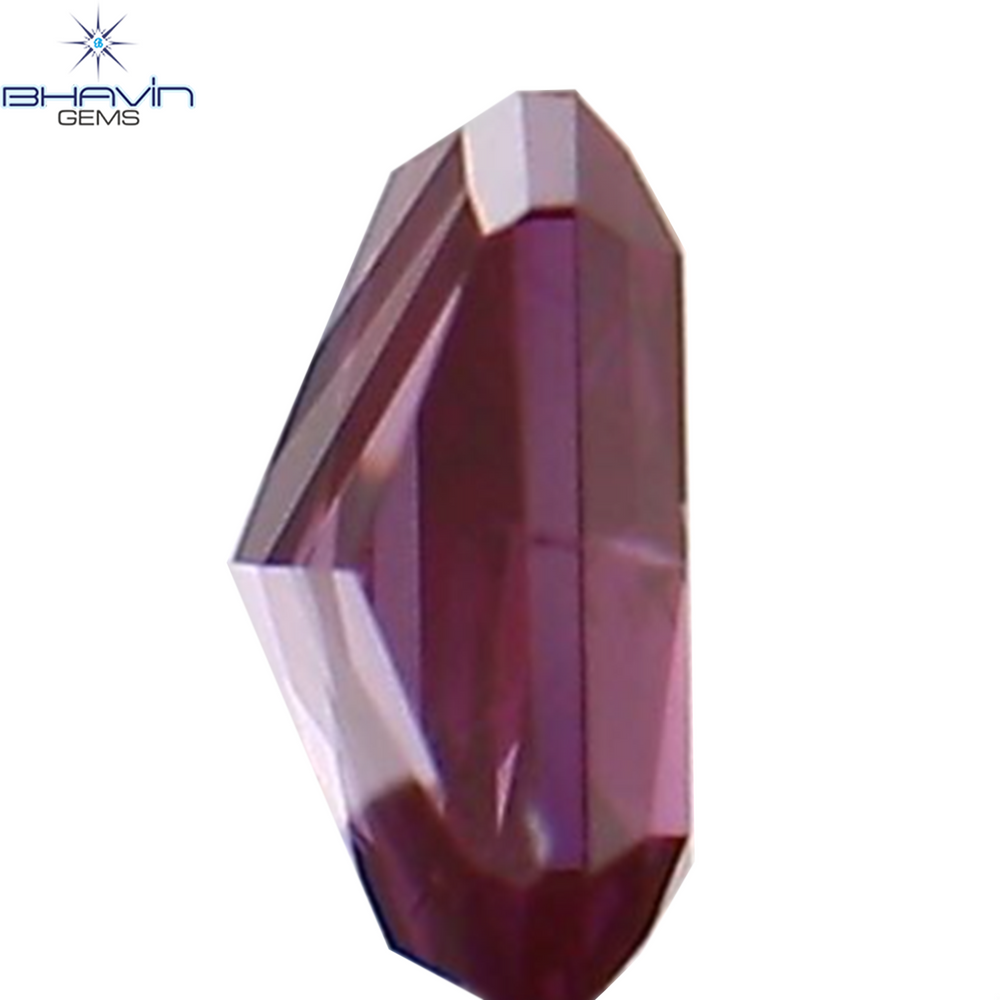 0.07 CT Radiant Diamond Pink Color Natural Diamond Clarity VS1 (2.70 MM)