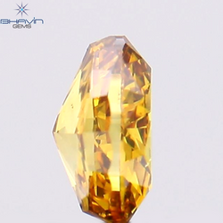 0.21 CT Oval Shape Natural Diamond Orange Color VS1 Clarity (3.96 MM)