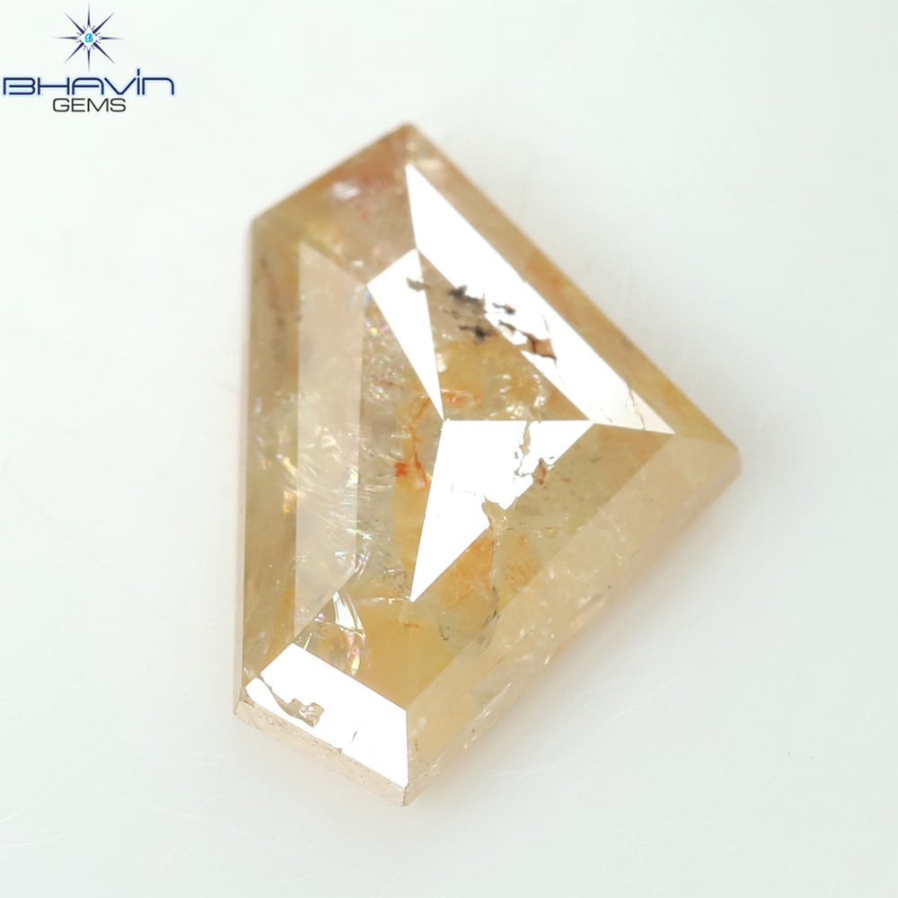 1.05 CT Pentagon Diamond Peach Diamond Natural Loose Diamond I3 Clarity (9.70 MM)