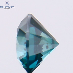 0.39 CT Round Shape Natural Diamond Blue Color SI2 Clarity (4.45 MM)