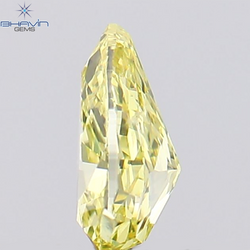 0.29 CT Pear Shape Natural Diamond Yellow Color VS1 Clarity (5.18 MM)