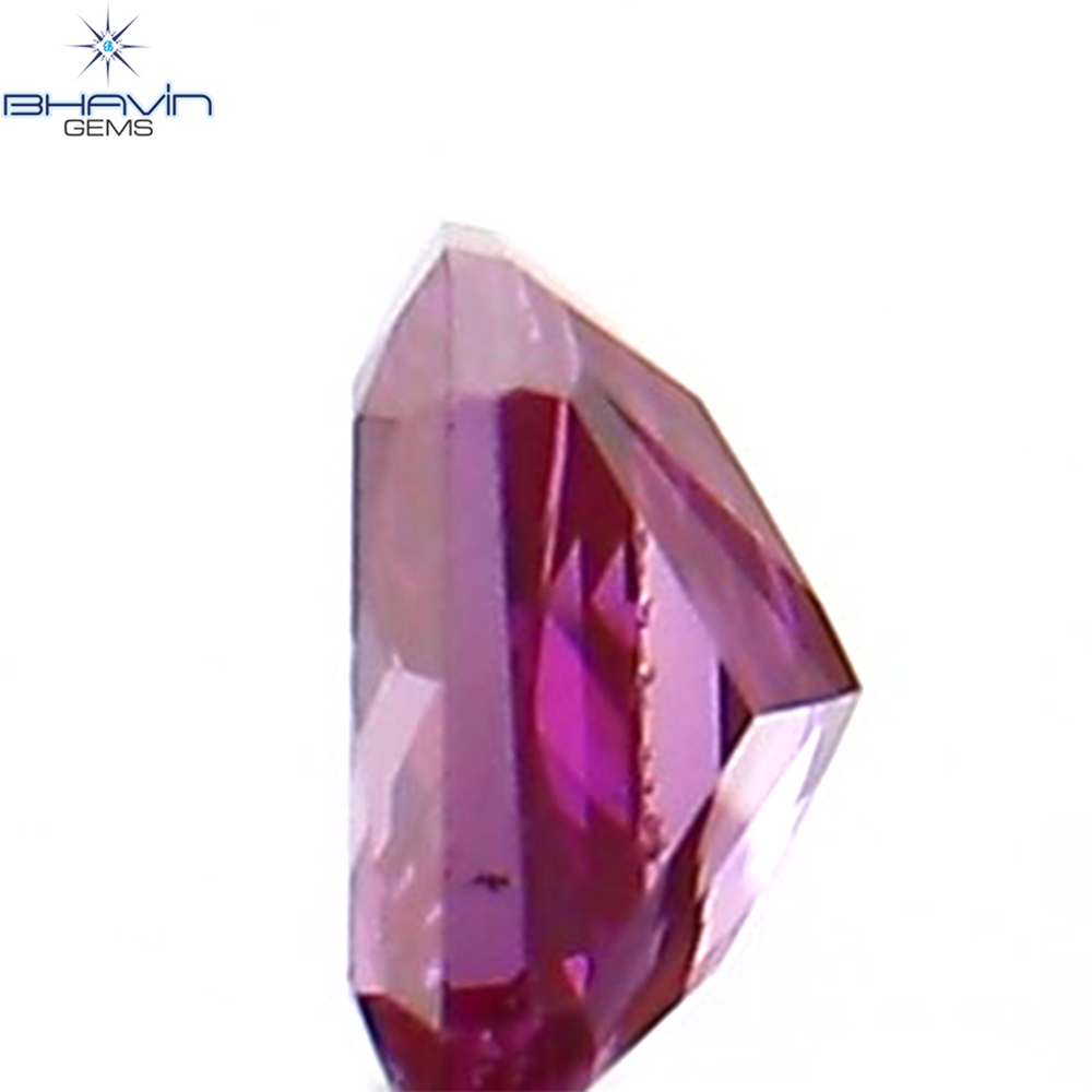 0.04 CT Radiant Diamond Pink Color Natural Diamond Clarity VS1 (2.24 MM)