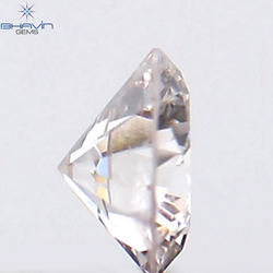 0.09 CT Round Shape Natural Diamond Pink Color SI2 Clarity (2.96 MM)