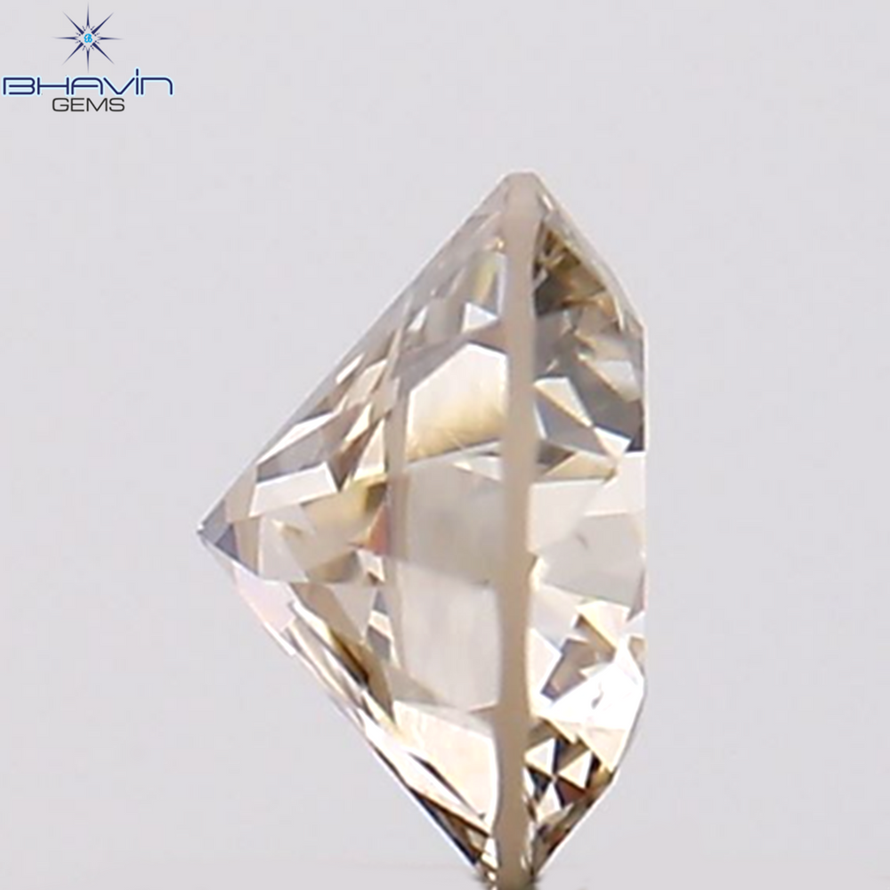 0.39 CT Round Shape Natural Loose Diamond White (M) Color VS1 Clarity (4.65 MM)