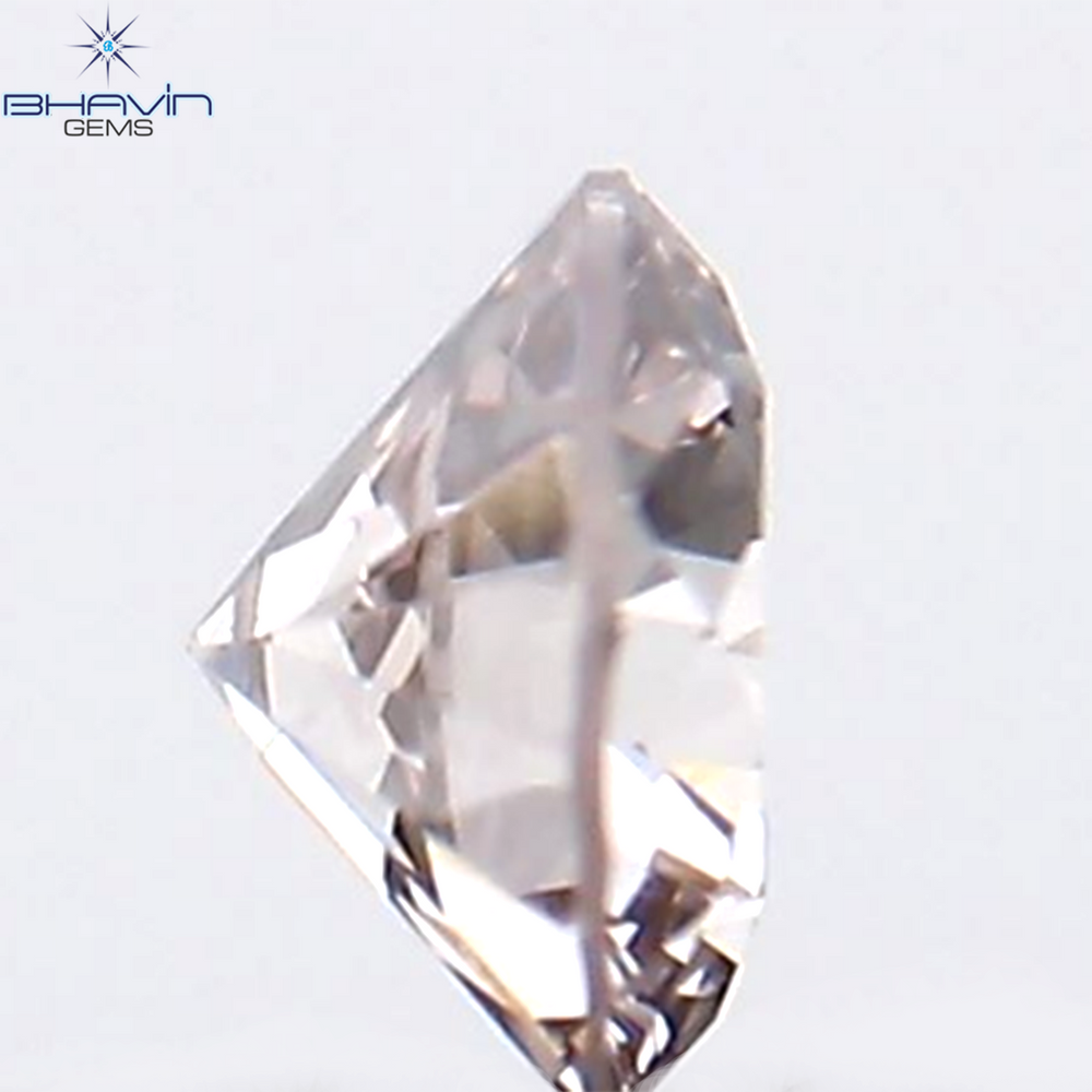 0.08 CT Round Shape Natural Diamond Pink Color VS1 Clarity (2.81 MM)