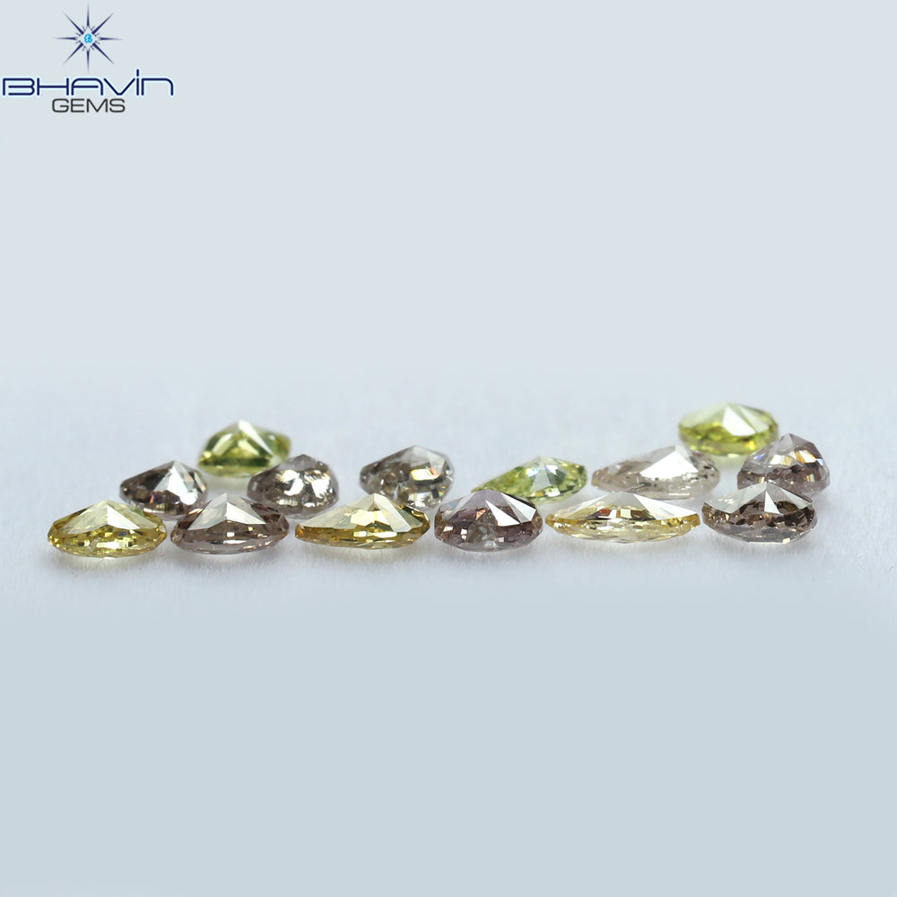 1.40 CT/14 Pcs Mix Shape Natural Diamond Mix Color SI Clarity (4.55 MM)