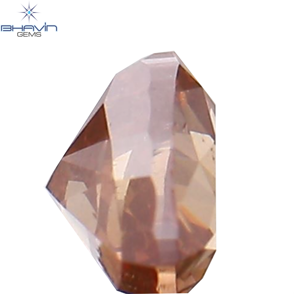 0.20 CT Heart Shape Natural Diamond Enhanced Pink Color SI1 Clarity (3.58 MM)