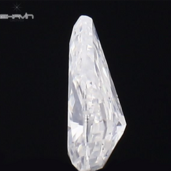 0.07 CT Pear Shape Natural Diamond White Color SI2 Clarity (3.47 MM)