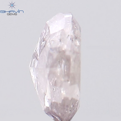 0.24 CT Oval Shape Natural Diamond Pink Color I3 Clarity (4.33 MM)