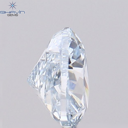 0.45 CT Heart Shape Natural Diamond Greenish Blue Color VS1 Clarity (4.36 MM)
