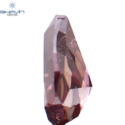 0.22 CT Pear Shape Natural Diamond Pink Color I1 Clarity (4.67 MM)
