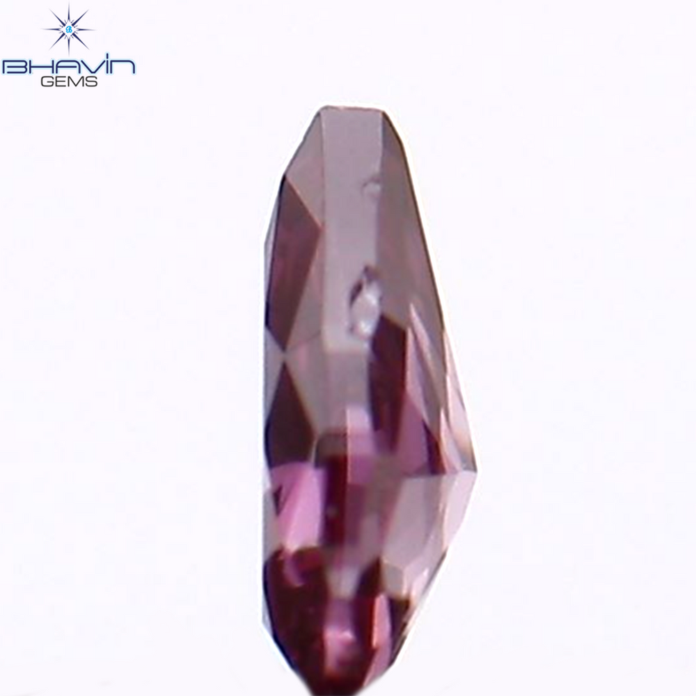0.07 CT Pear Shape Natural Diamond Pink Color VS1 Clarity (3.42 MM)