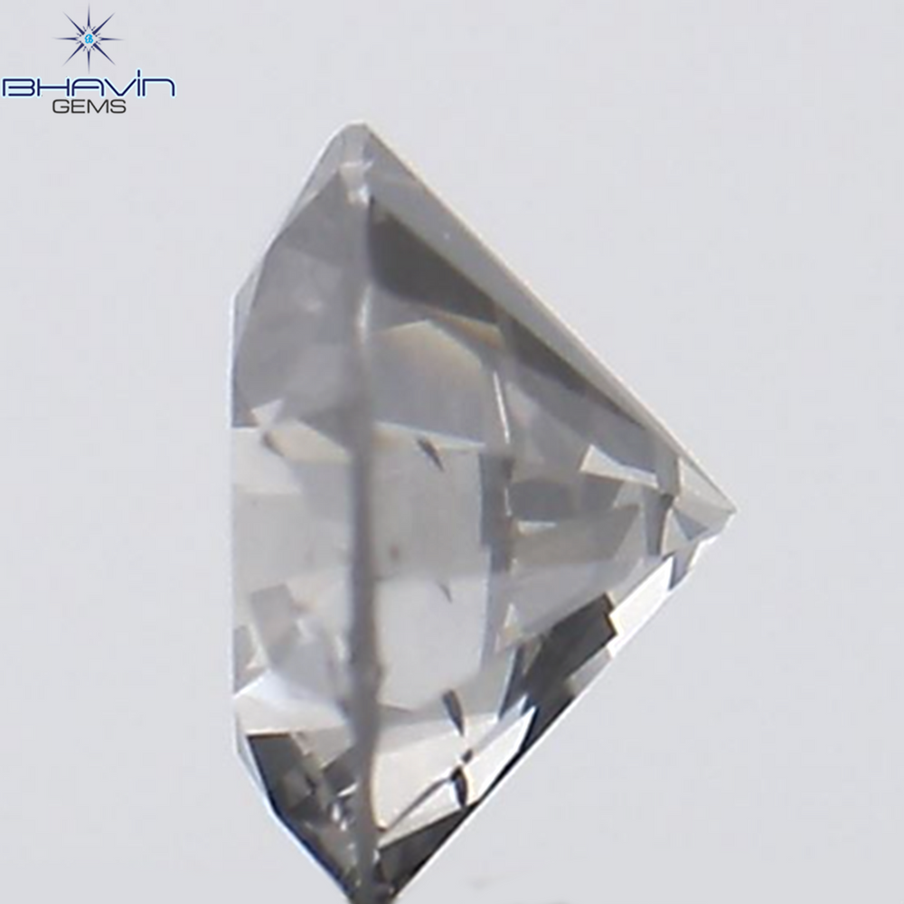 0.19 CT Round Shape Natural Diamond Orange Yellow Color SI2 Clarity (3.66 MM)