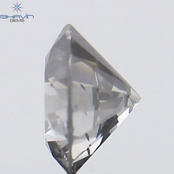 0.19 CT Round Shape Natural Diamond Orange Yellow Color SI2 Clarity (3.66 MM)