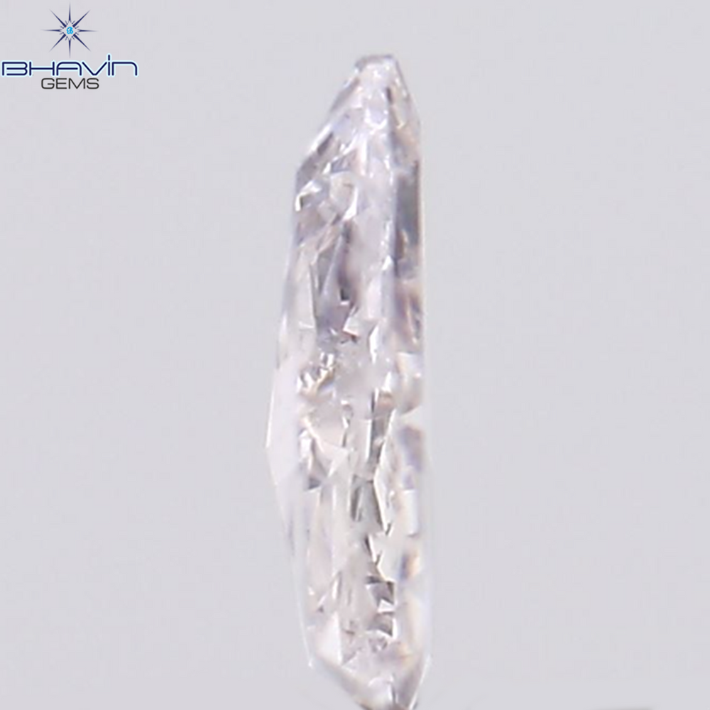 0.26 CT Heart Shape Natural Diamond Pink Color VS2 Clarity (5.38 MM)