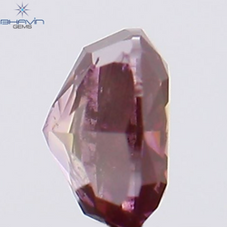 0.24 CT Cushion Shape Natural Diamond Pink Color SI1 Clarity (3.60 MM)