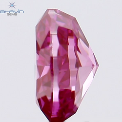 0.28 CT Oval Shape Natural Diamond Enhanced Pink Color VS1 Clarity (4.34 MM)