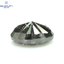 1.00 CT Oval Shape Natural Diamond Salt And Pepper Color I3 Clarity (6.80 MM)