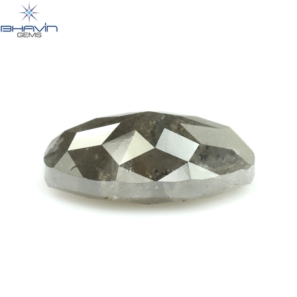 1.68 CT Oval Shape Natural Diamond Salt And Pepper Color I3 Clarity (9.25 MM)
