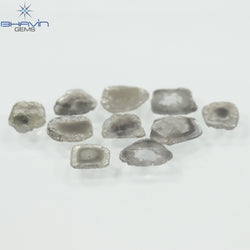 2.65 CT Slice Diamond Salt And Pepper Color Clarity I3 (6.90 MM)