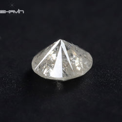 0.39 CT Round Shape Natural Loose Diamond White Color I3 Clarity (4.65 MM)