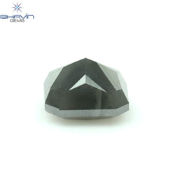 0.35 CT Radiant Shape Natural Diamond Gray Color I3 Clarity (4.00 MM)