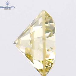 0.30 CT Round Shape Natural Loose Diamond Yellow Color VS2 Clarity (4.18 MM)