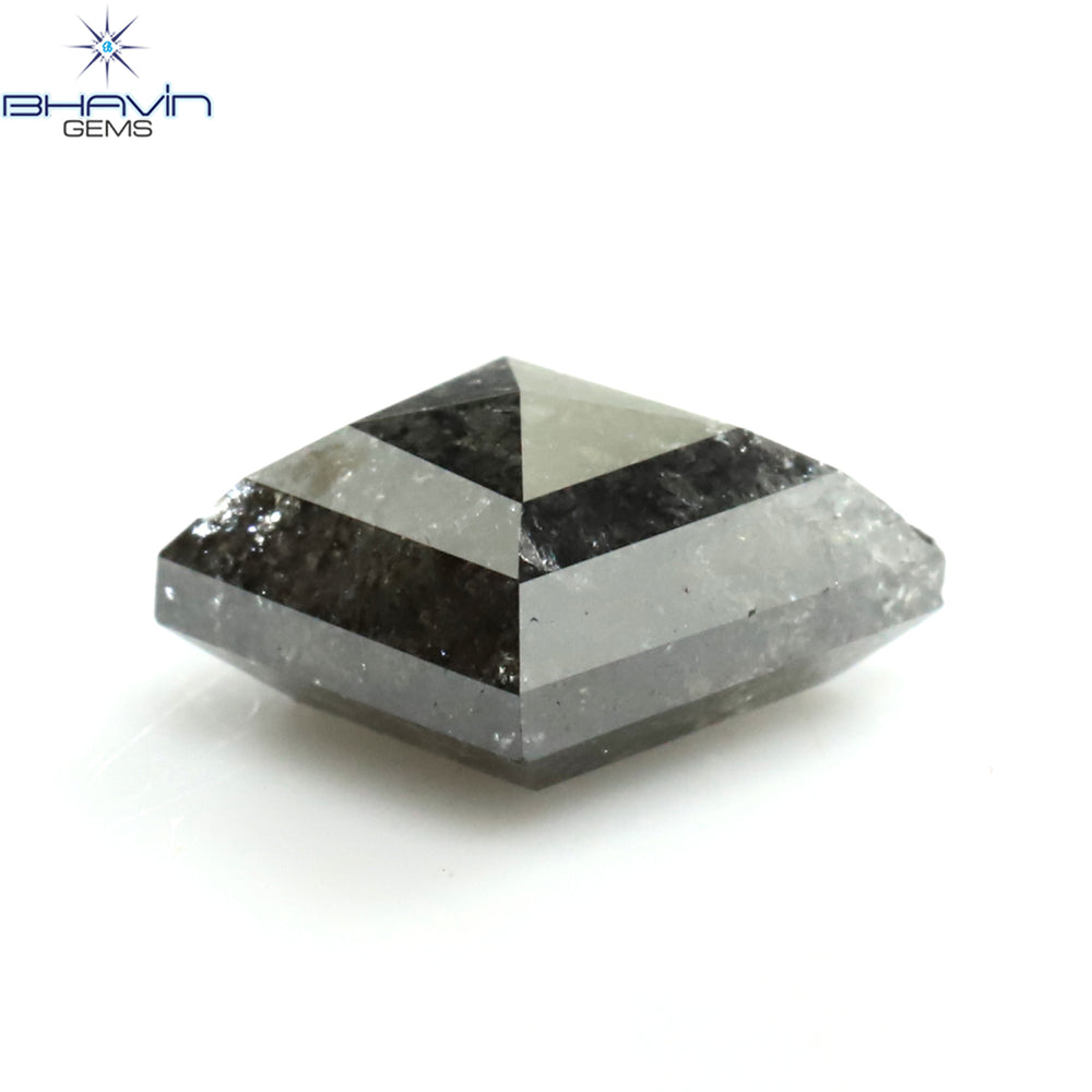 1.26 CT Kite Diamond Natural Loose Diamond Salt And Pepper Color I3 Clarity (8.40 MM)