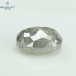 1.79 CT Oval Shape Natural Diamond Salt And Pepper Color I3 Clarity (7.90 MM)