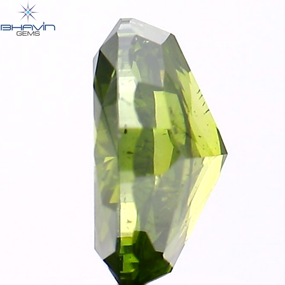 1.04 CT Oval Shape Natural Diamond Green Color SI2 Clarity (7.00 MM)